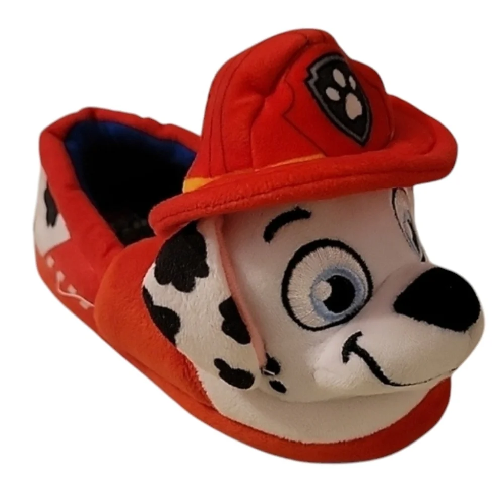 NEW Toddler Kid's Nickelodeon Paw Patrol Chase & Marshall Slippers